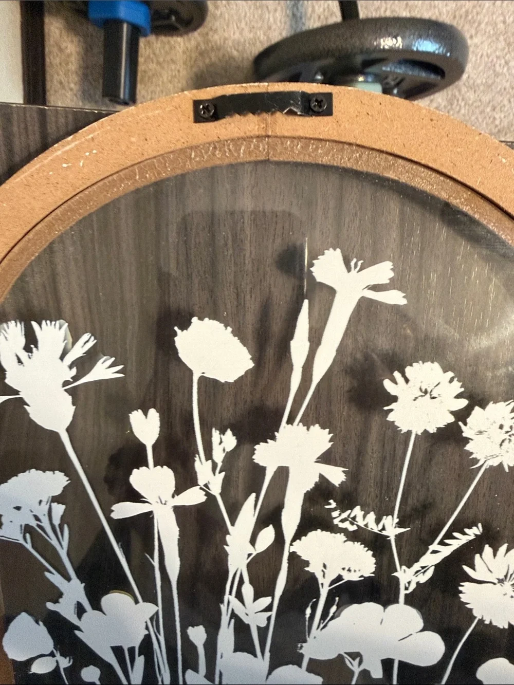 Wooden Arch Wildflower Wall Art - Multicolor